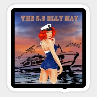 The S.S Elly May Sticker